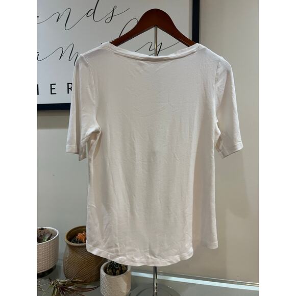 Sigrid Olsen Pima Cotton Tee – Size Medium - Picture 2 of 6